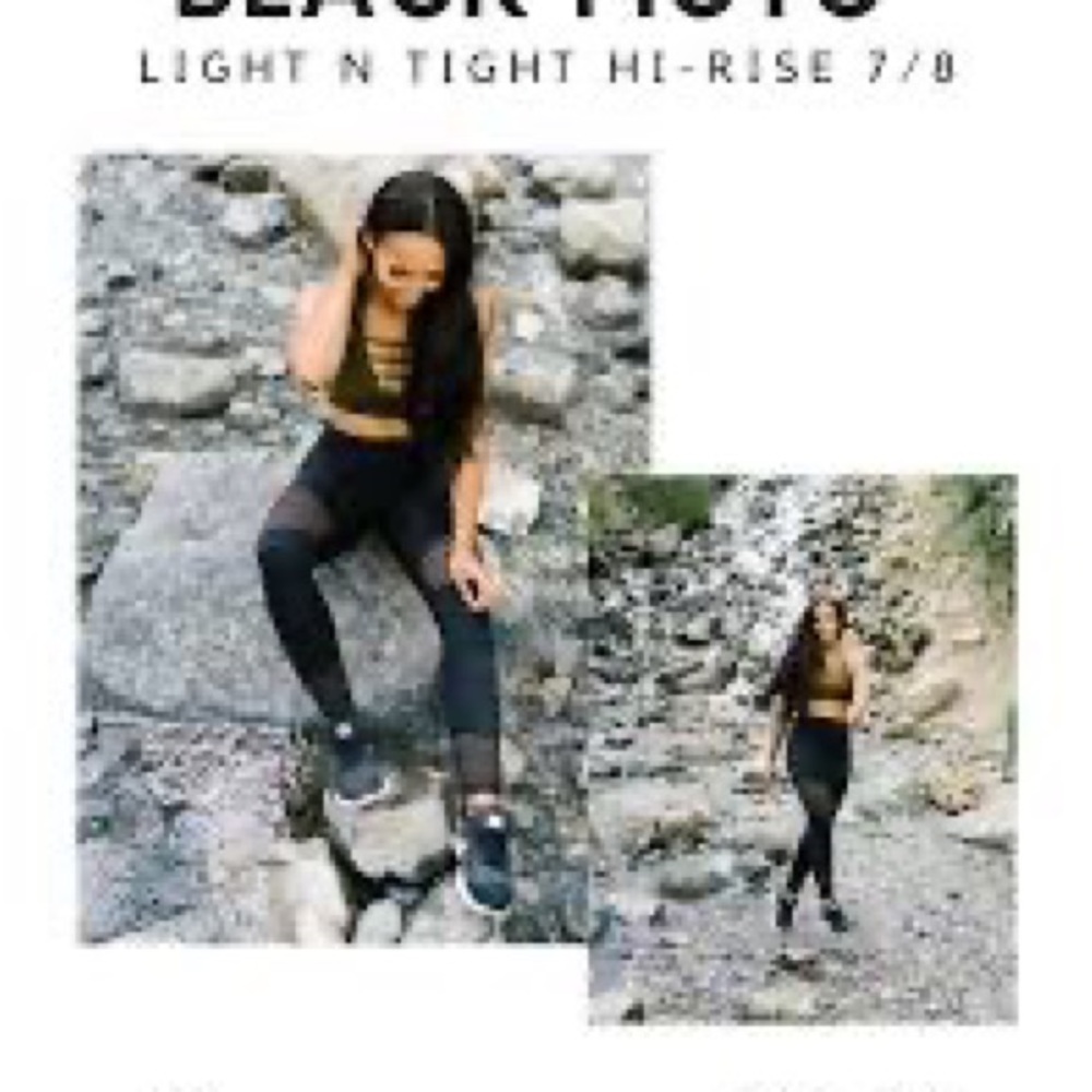 Zyia black MOTO lnts